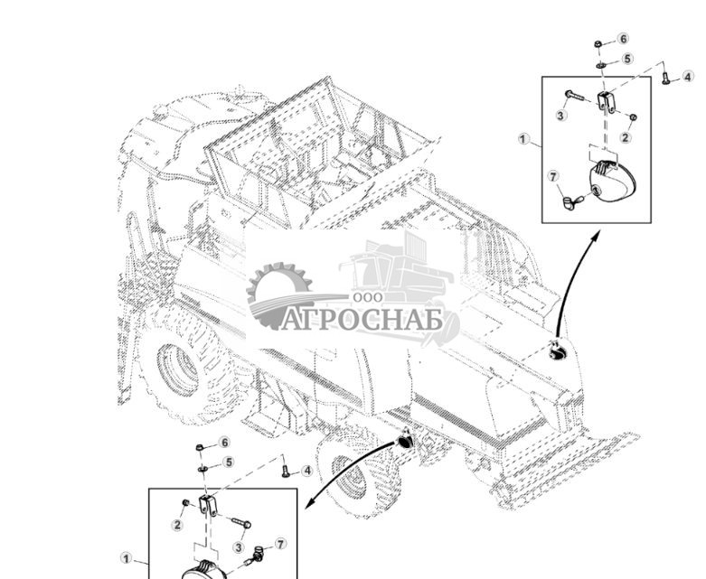 Боковые лампы, разбрасыватель верхнего решета - ST822370 382.jpg